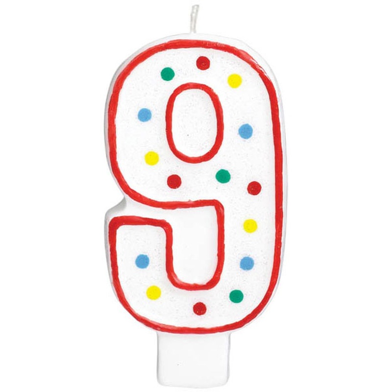 9 Number Candle