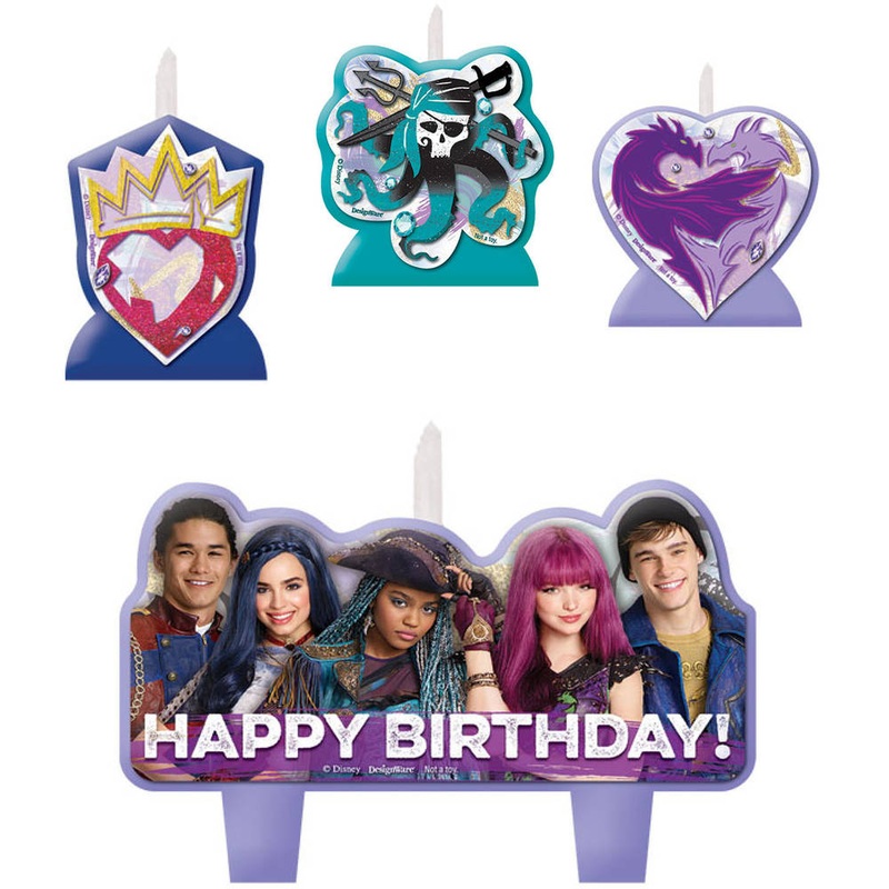 Amscan Descendants 2 Candle Sets (4 ct)