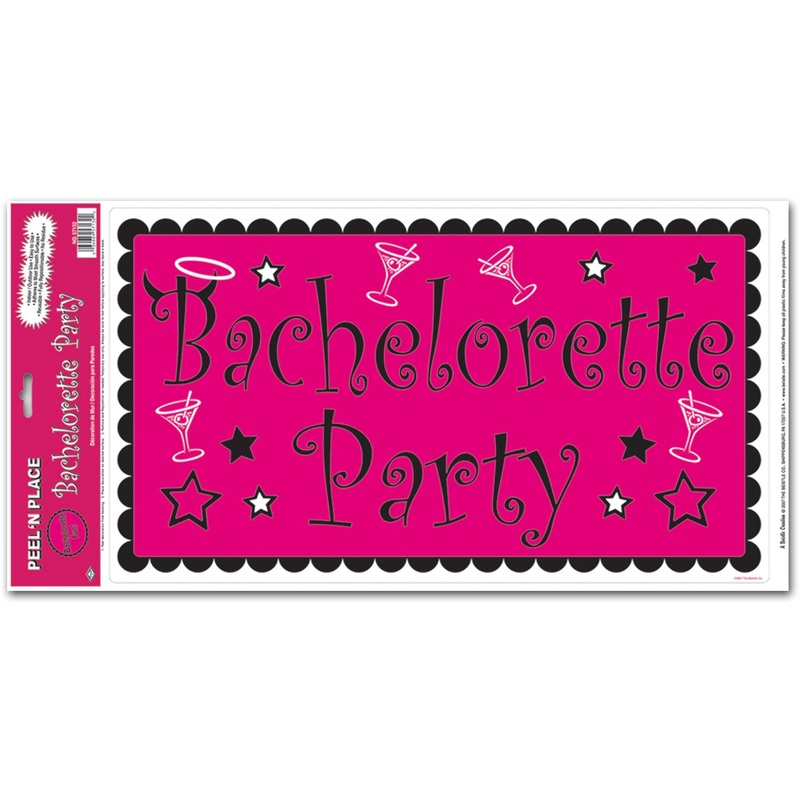 Bachelorette Party Peel 'N Place