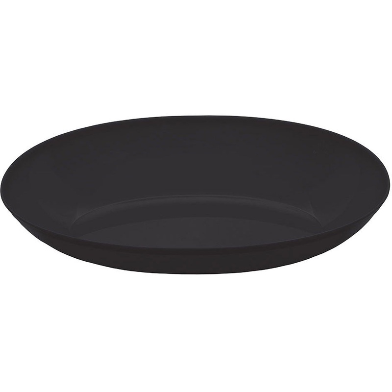 Black Bowl, Plastic Small Oval