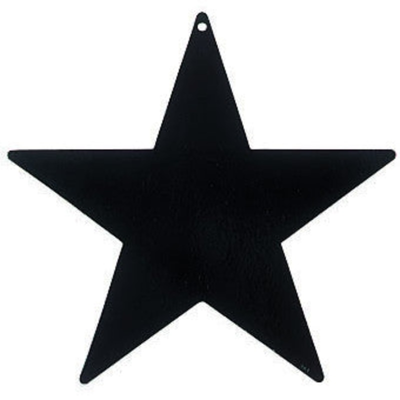 Black Star Foil Cutout
