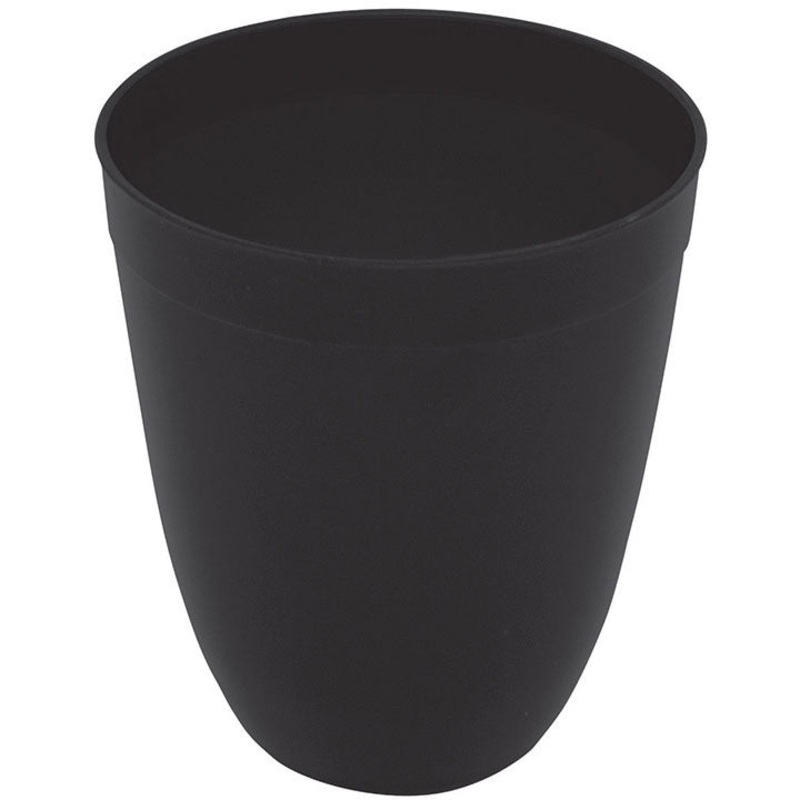 Black Transparent Plastic Glasses, Tumbler 12 oz