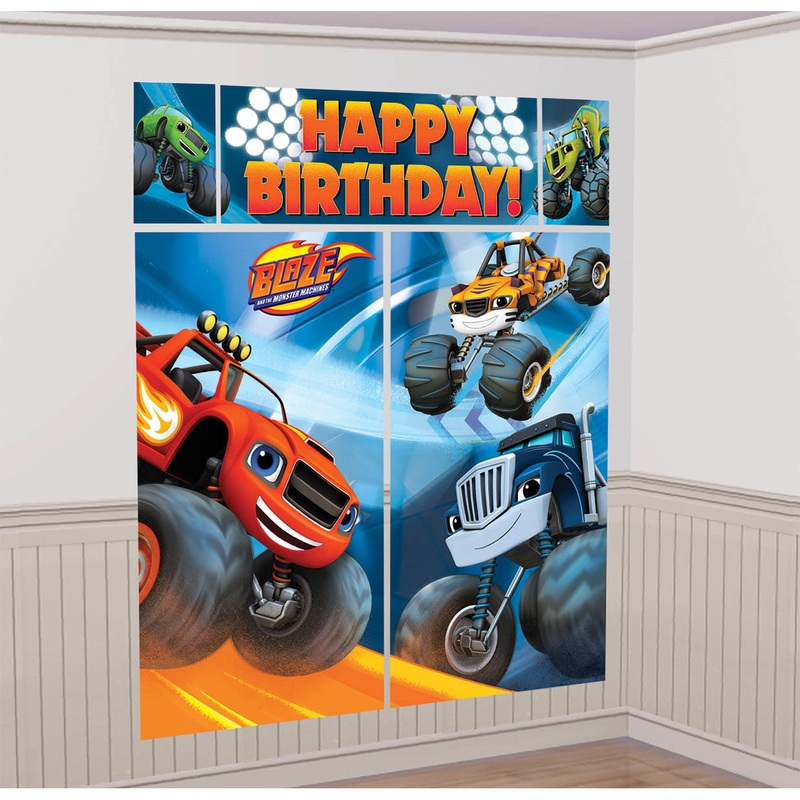 Blaze and The Monster Machines Scene Setters (5 ct)