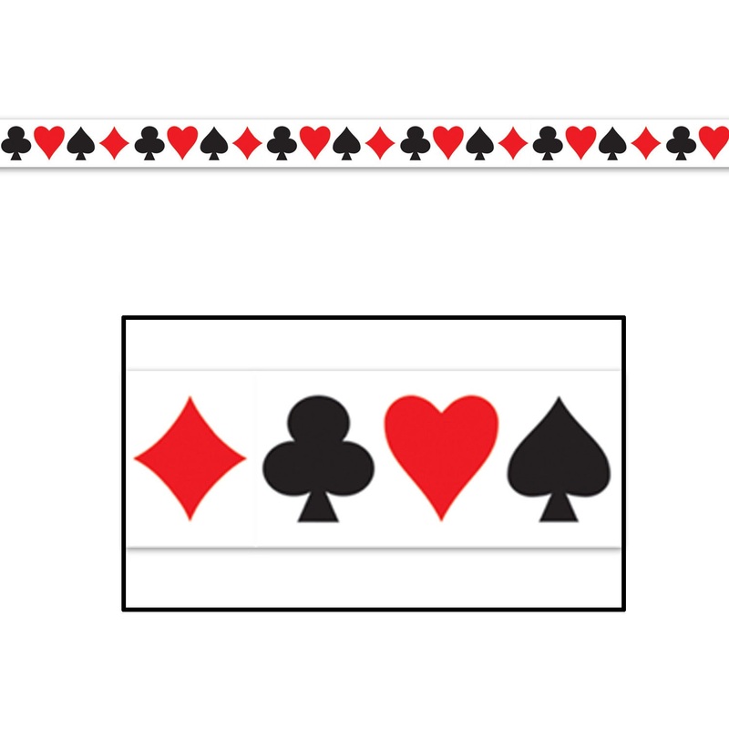 Card Suit Party Tape