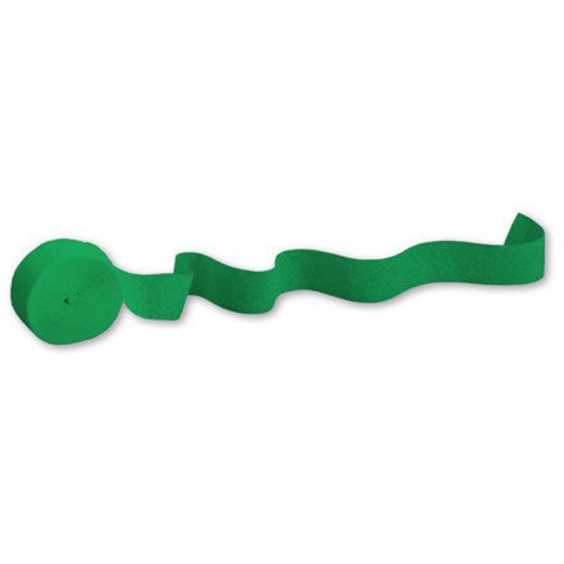 Crepe Streamer 81' Emerald Green