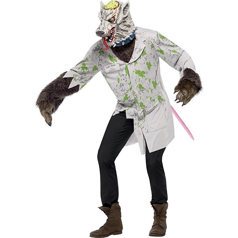 Experiment Lab Rat Men's Costume Medium Chest 38-40", Waist 32-34"