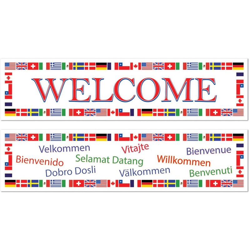 International Welcome Banner