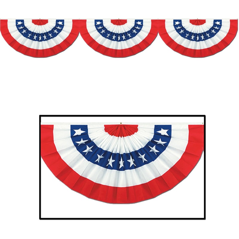 Jointed Patriotic Bunting Cutout