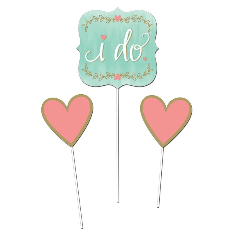 Mint To Be Centerpiece Sticks (3ct)