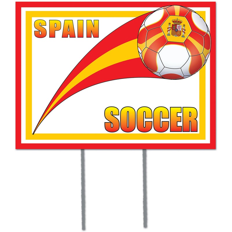 Plastic Yard Sign - Spain