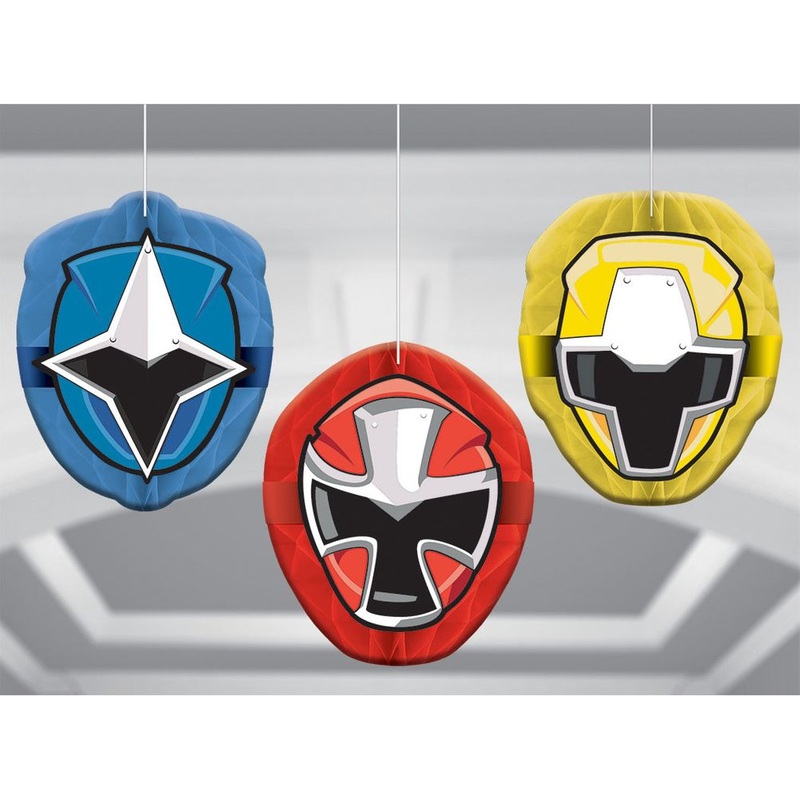 Power Rangers Ninja Steel Honeycomb Decorations (3ct)