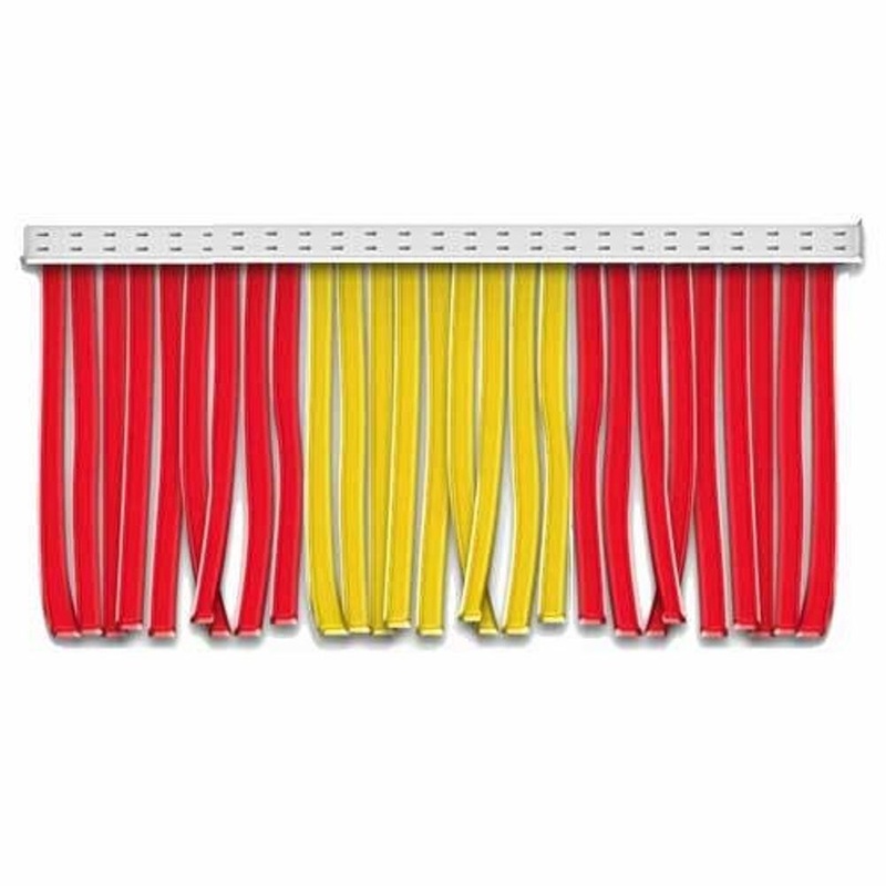 Red and Yellow Poly Fringe Banner 60 Ft.