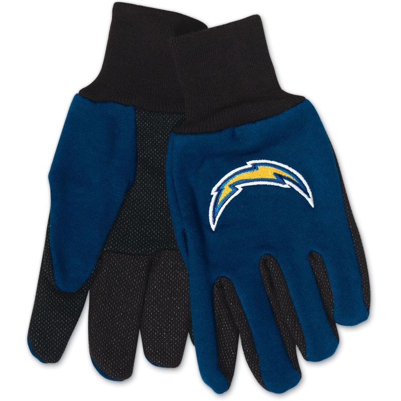 San Diego Chargers Two-Tone Adult Gloves