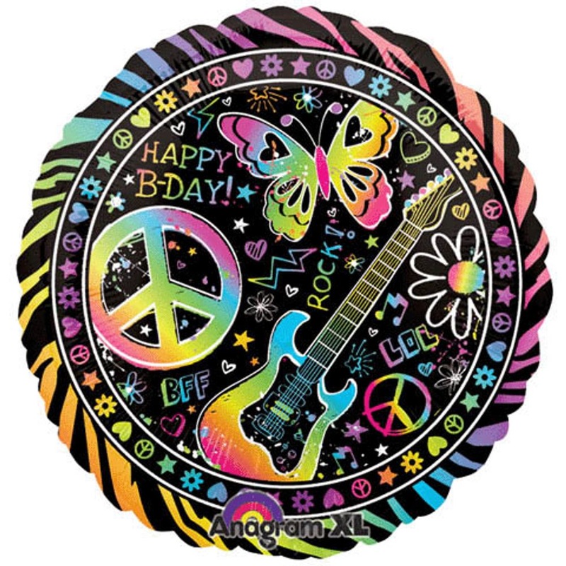 18" Neon Birthday