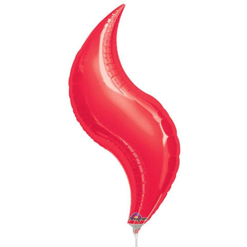 19" Red Curve