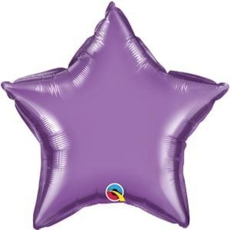 20" CHROME PURPLE STAR