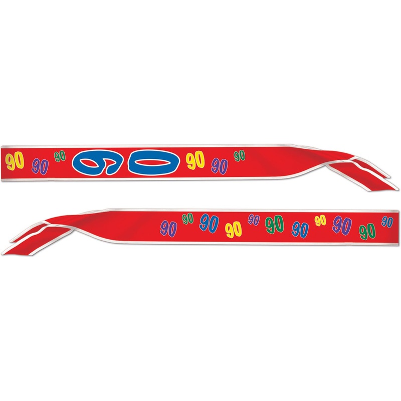 "90" Satin Sash