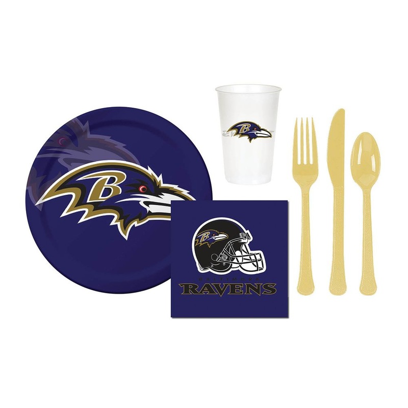 Baltimore Ravens Tailgating Kit for 8 Fans
