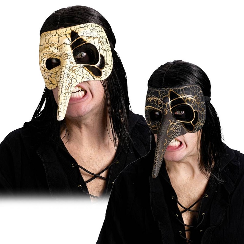 Crackle Raven Mask
