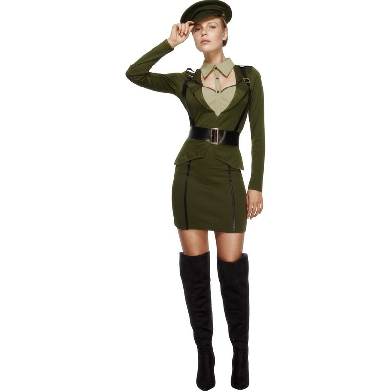 Fever Captain Women's Costume, Size Large US 14-16