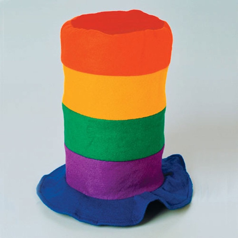 Multicolor Stove Pipe Hat (1ct)