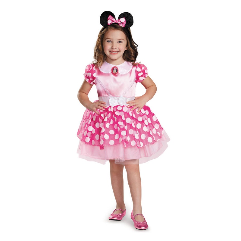 Pink Minnie Classic Tutu Costume Girls M (7-8)