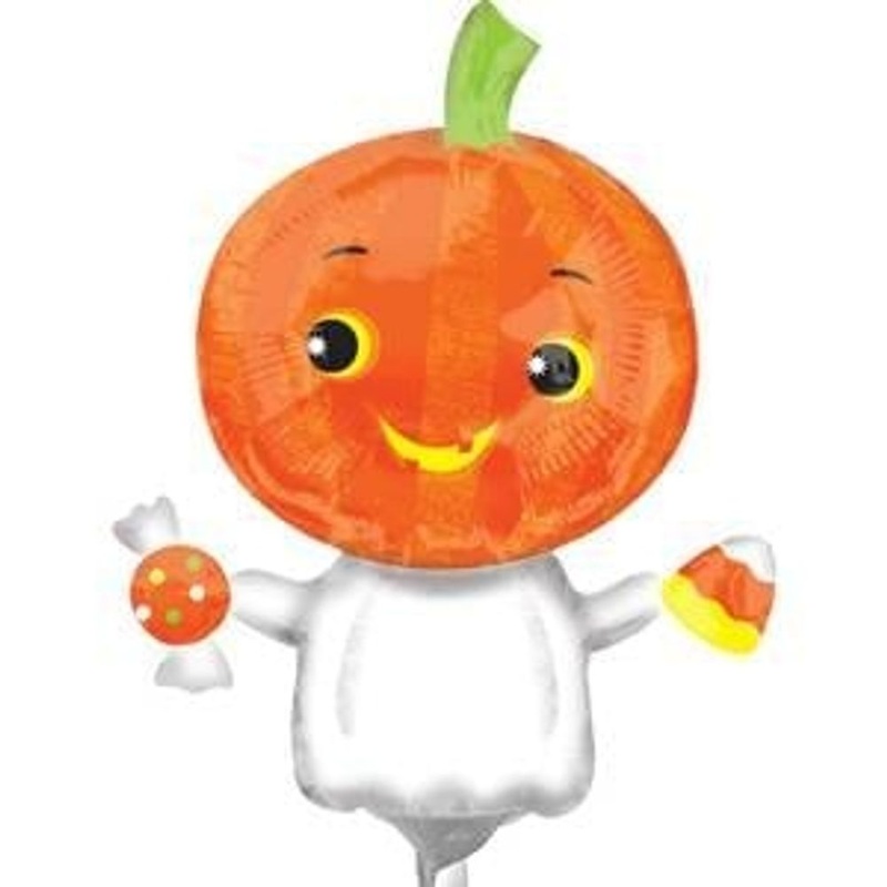 Pumpkin Ghost Mini Shape