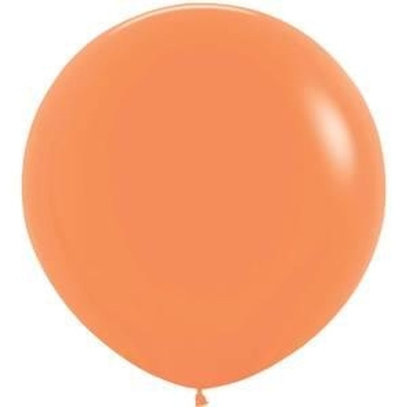 Sempertex 3' Neon Orange Latex Balloons (2ct)