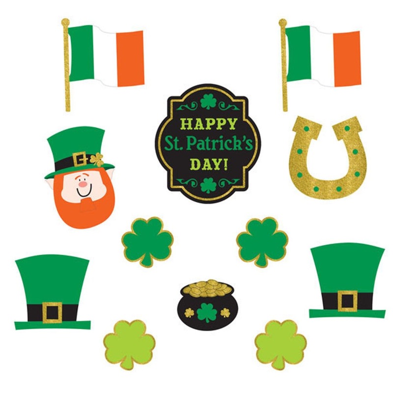 St. Patrick's Day Cutouts (12 ct)