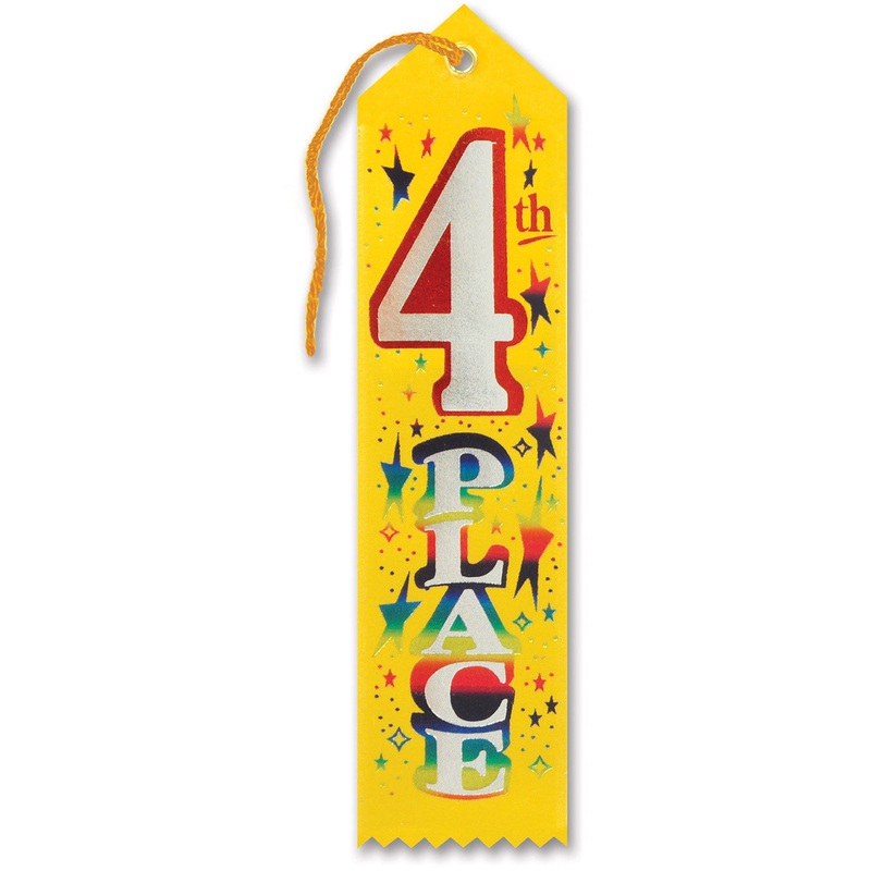 4th Place Award Ribbon