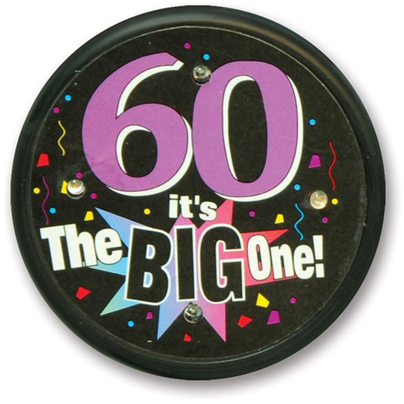 60 It's The Big One Flashing Button