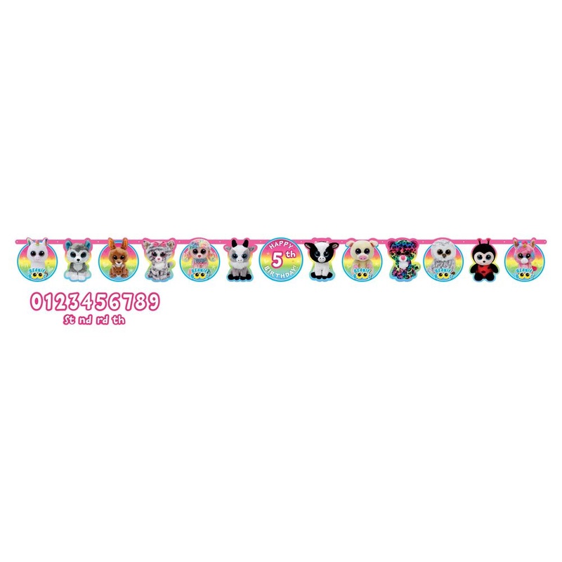 Beanie Boos Add An Age Letter Banner