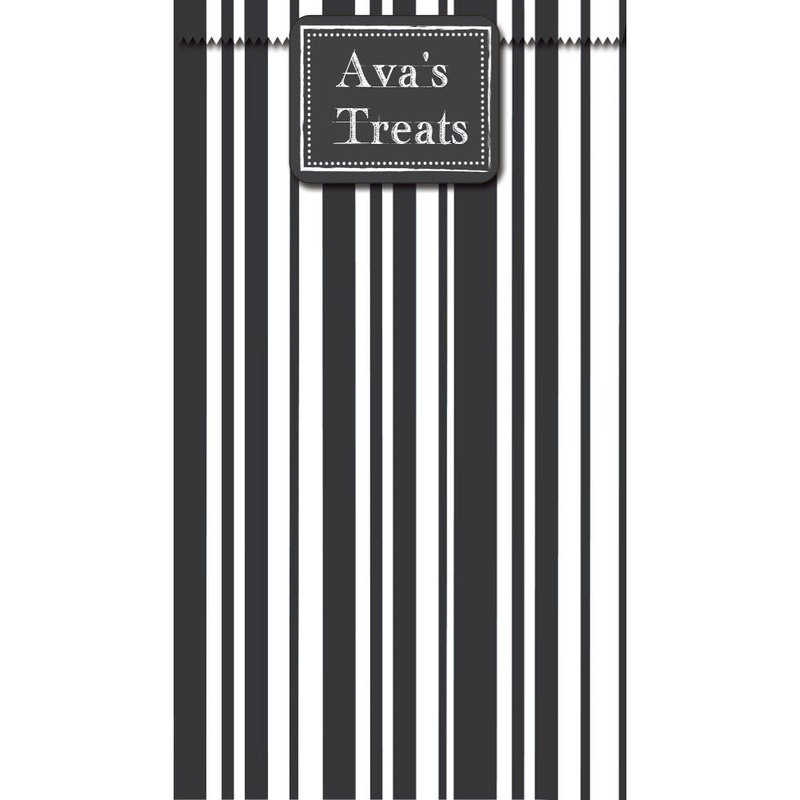 Loot Bags with Chalkboard Label