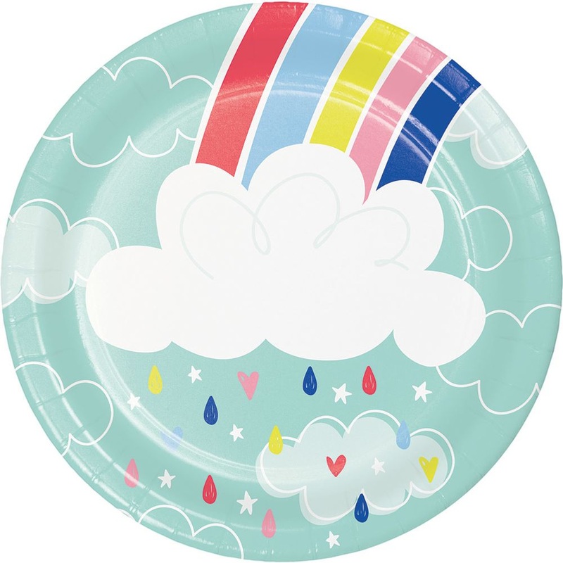 Over The Rainbow Dessert Plates (8ct)