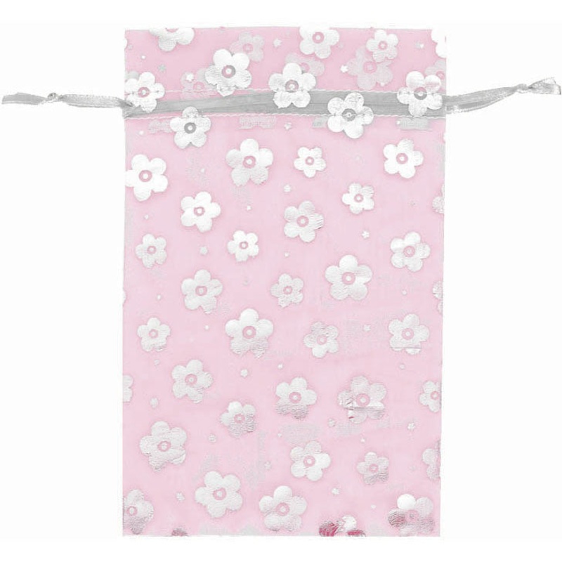Pink Organza Gift Bag