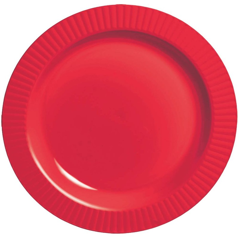 Premium Red Banquet Plates
