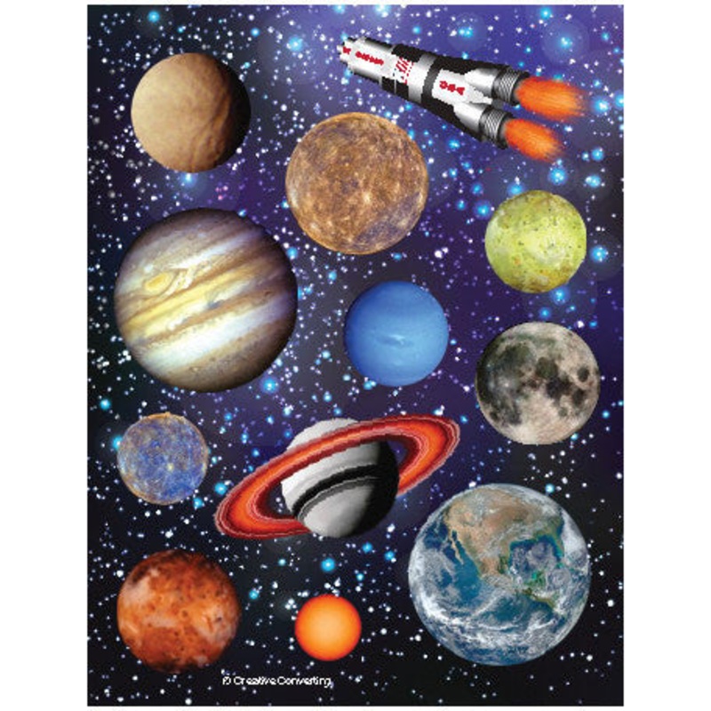 Space Blast Sticker Sheets (4ct)