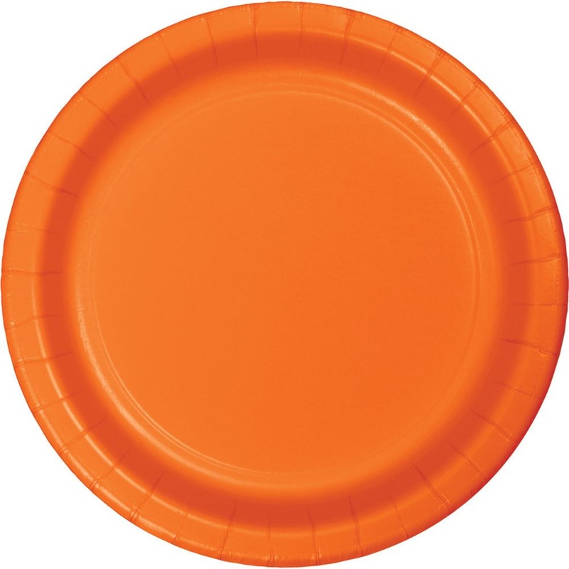 Sunkissed Orange Dessert Plates (24ct)