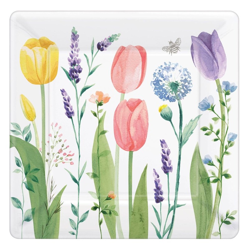 Tulip Garden Dinner Plates (8ct)