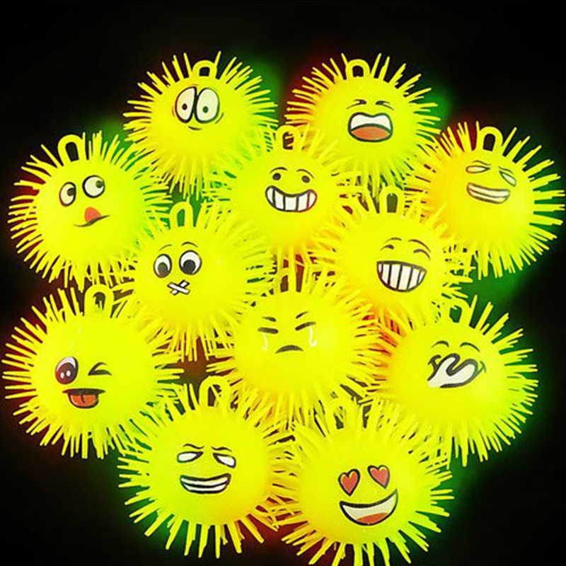 5" Flashing Puffer Ball (12ct)