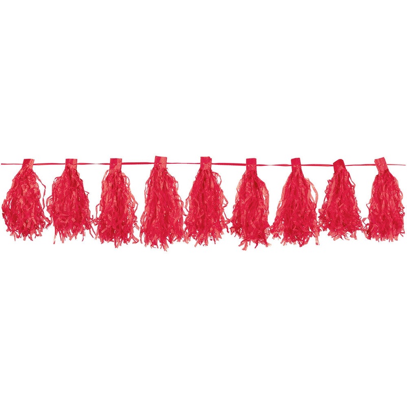 Apple Red 10' Chain Link Garland