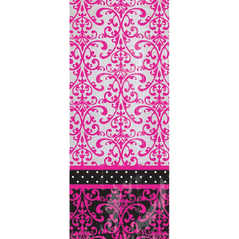 Black and Pink Small Cello Bags (20ct)