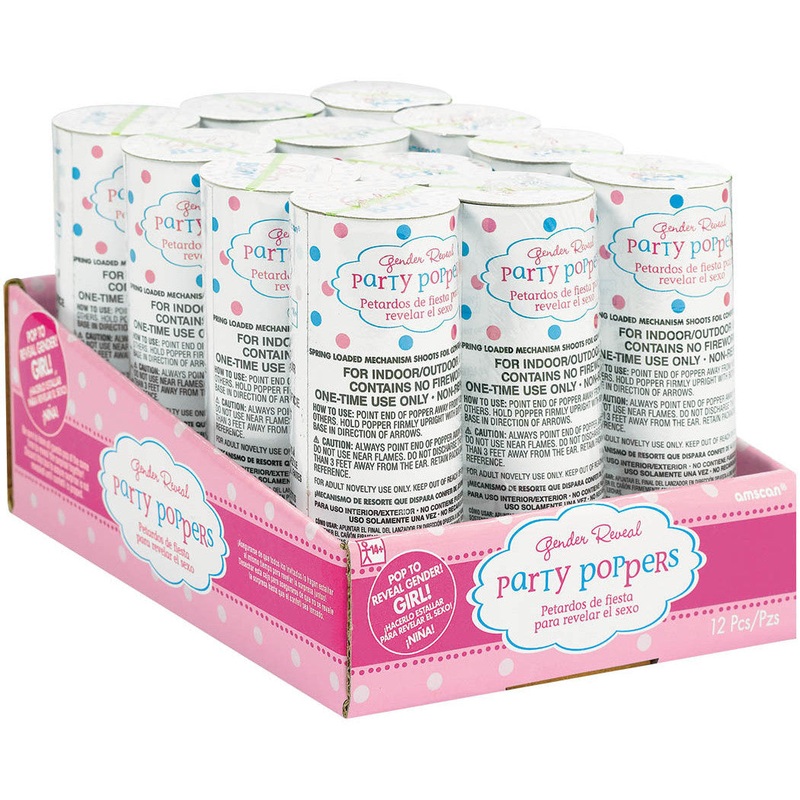 It's A Girl Confetti Popper (12 ct)