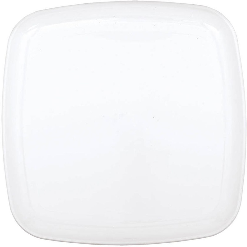 Square Platter - White