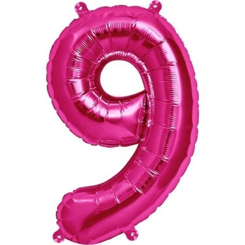 16" Number 9 - Magenta