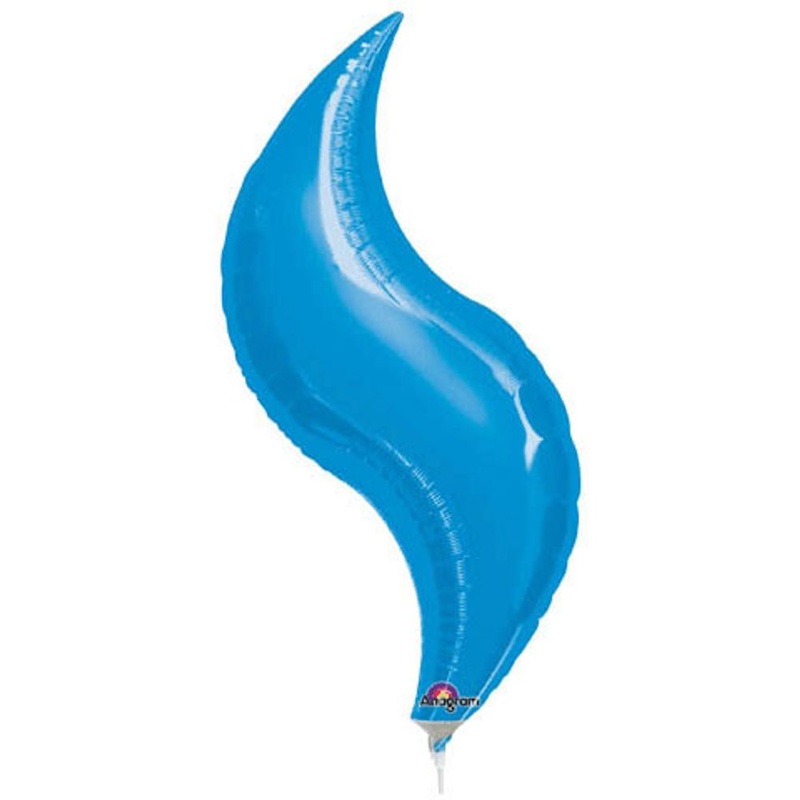 28" Blue Curve