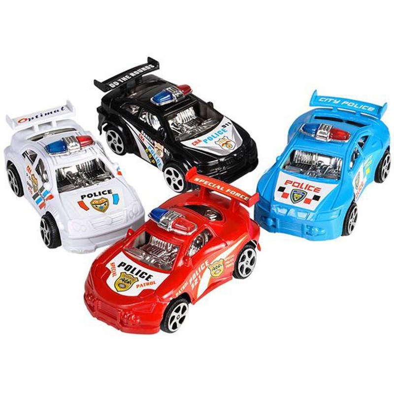 3" Plastic Police Car (12ct)