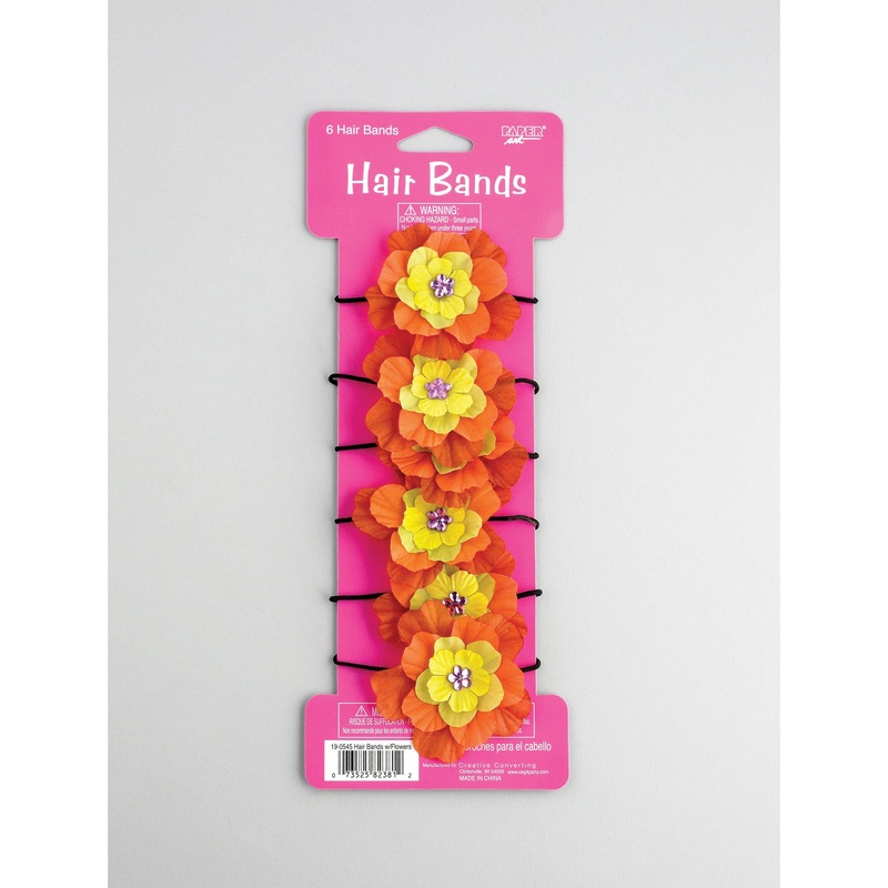 Aloha Birthday Flower Hair Bands (6)