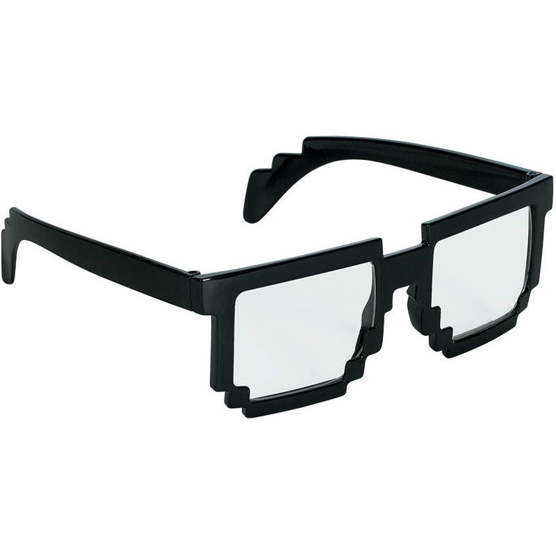 Black Pixilated Funshades