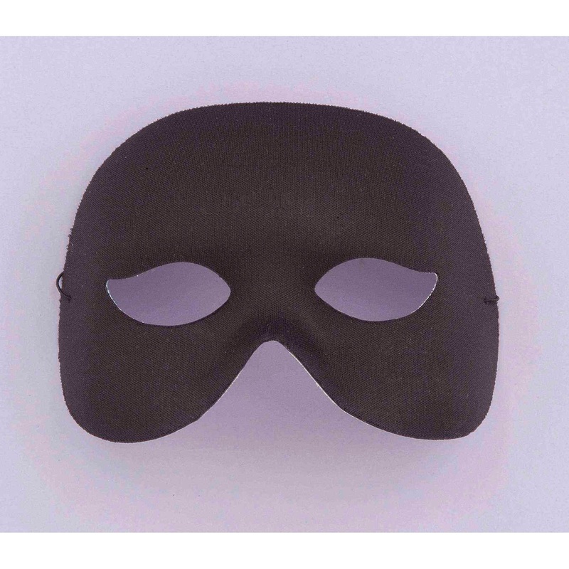 Cocktail Black Half Mask